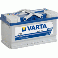 VARTA BLUE F17 12V 80Ah 740A, 315mm x 175mm x 175mm